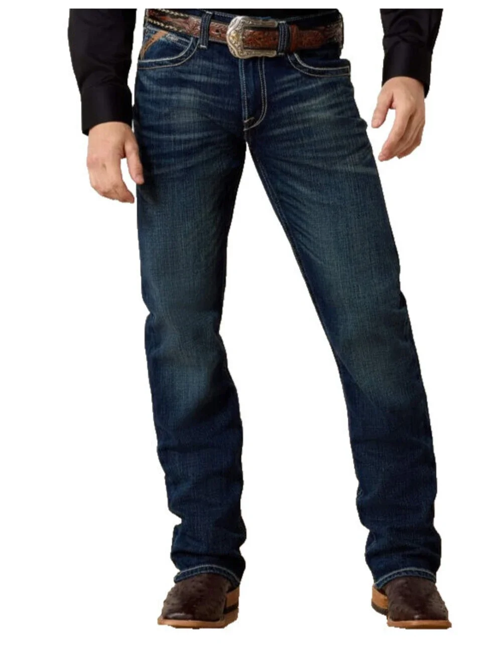 ARIAT M4 Jeans Mens Tag Sz 28/32  Low Rise Stretch  Adkins Boot Cut Jean 3051.6